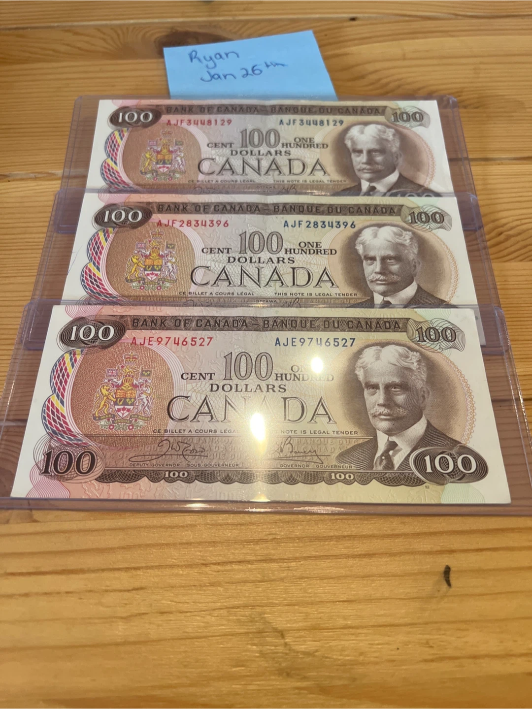 1975 100$ Canadian bill - photo 3