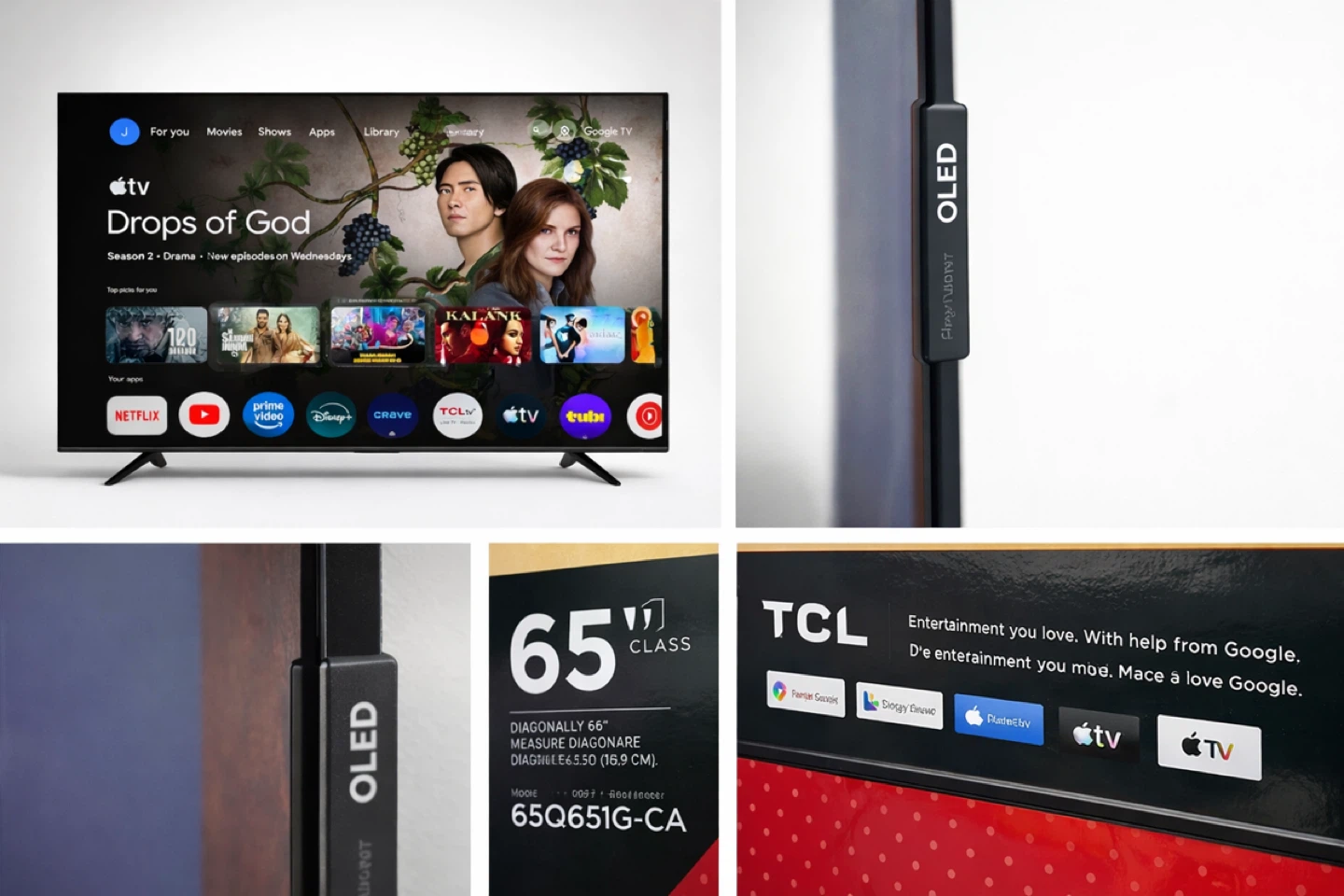 TCL 65" Class 65Q651G-CA QLED TV - photo 2