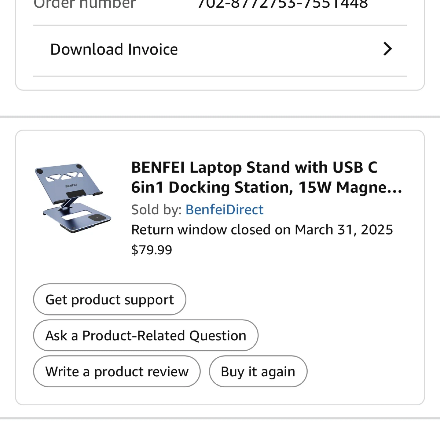 BENFEI Laptop Stand with Docking Station & KVM Switch - photo 3