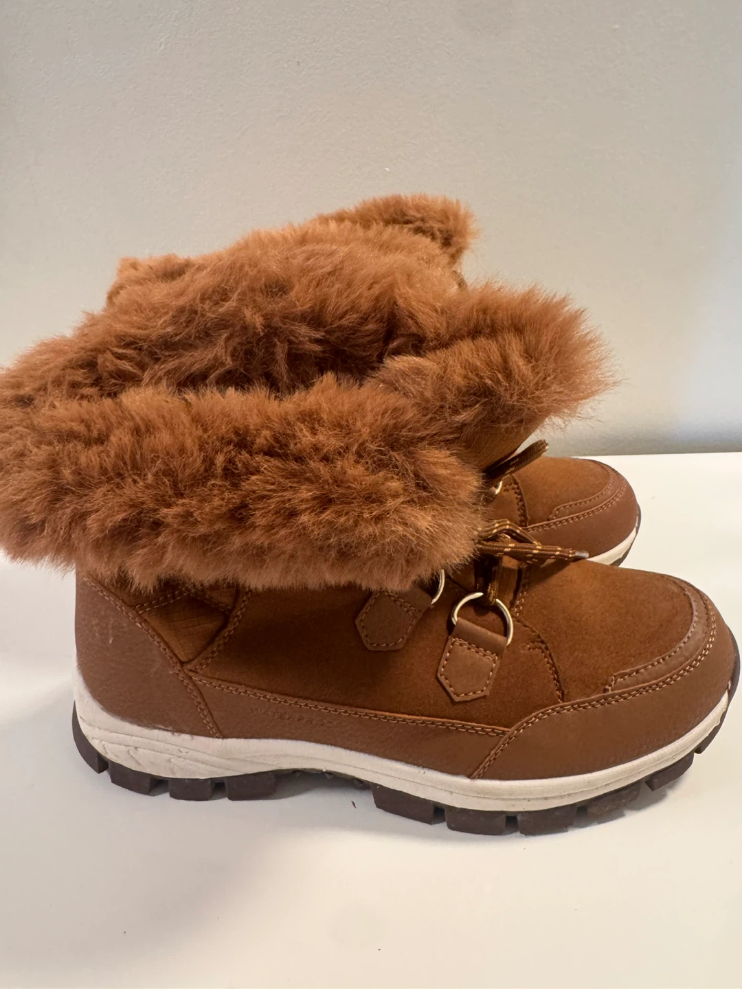 Brown Fur-Lined Waterproof Boots - photo 2