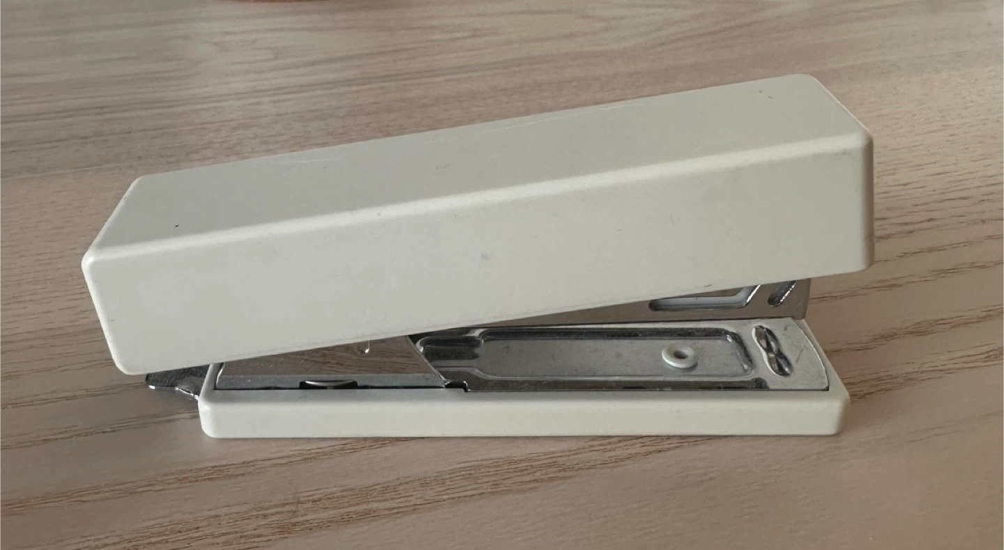 Muji - Small White Stapler $5