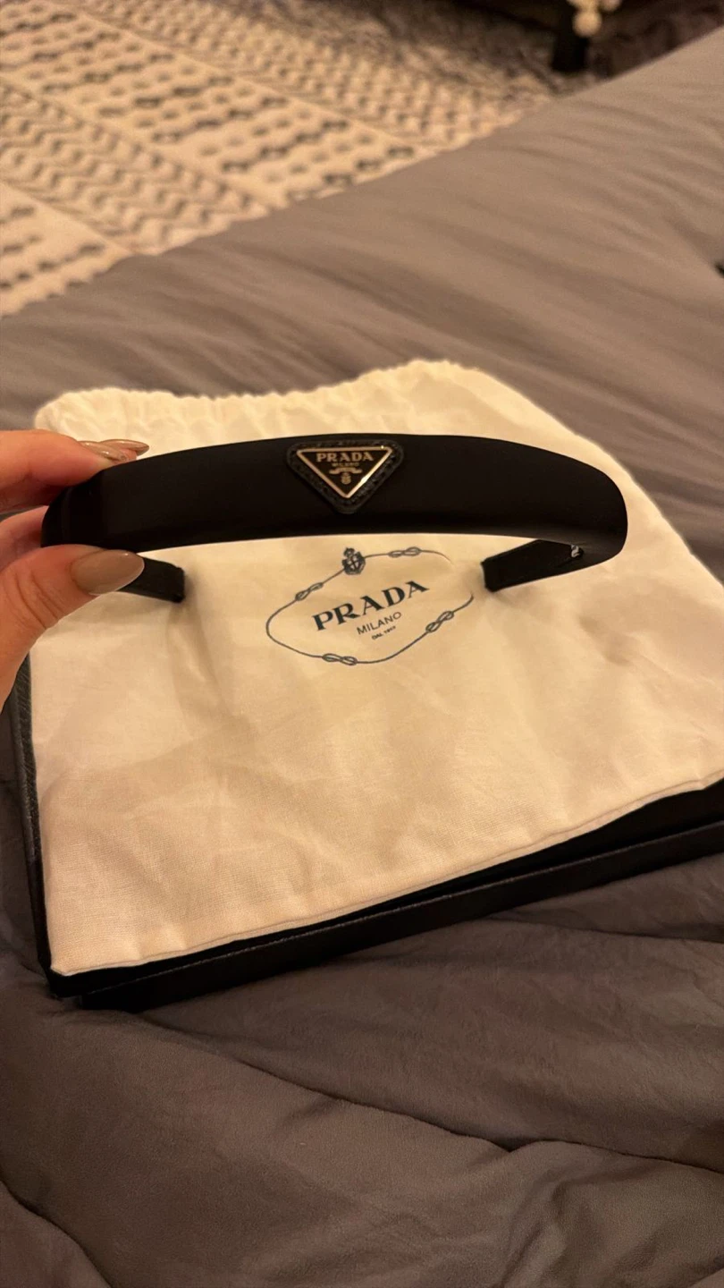 PRADA Padded Headband Black