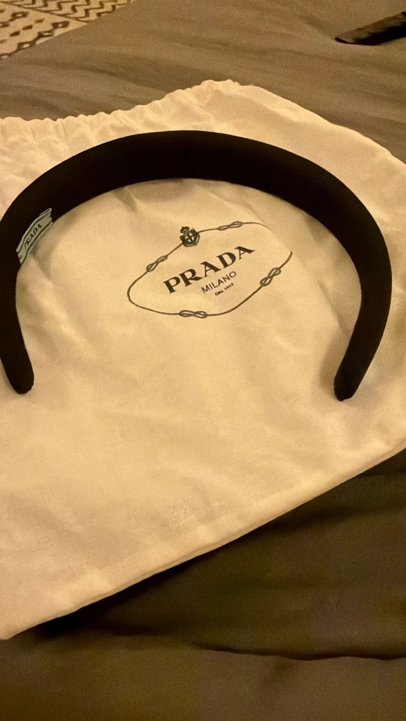 PRADA Padded Headband Black - photo 3