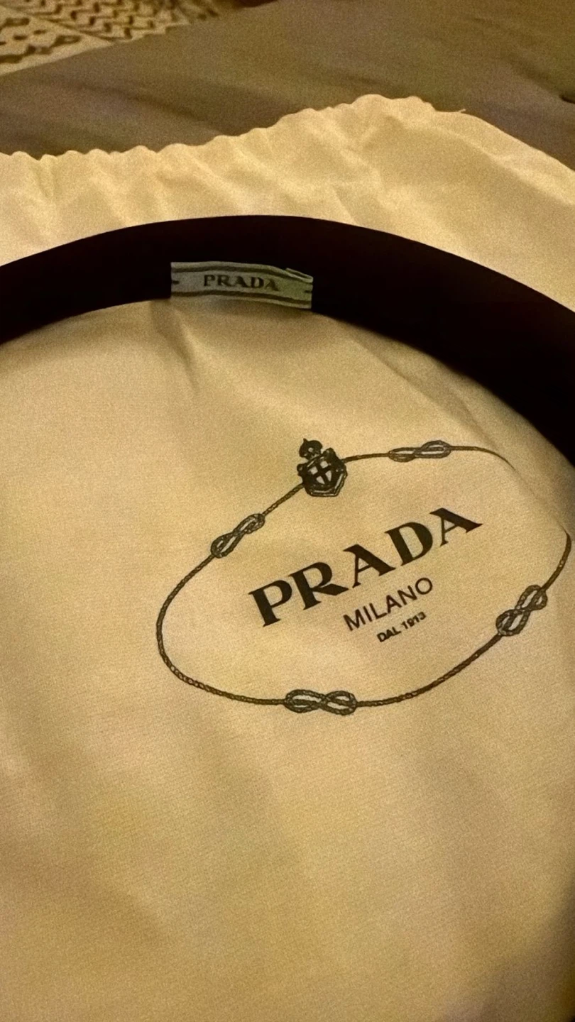 PRADA Padded Headband Black - photo 4