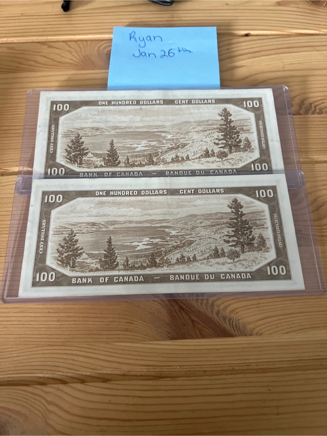 1954 Canadian 100$ Bill - photo 2