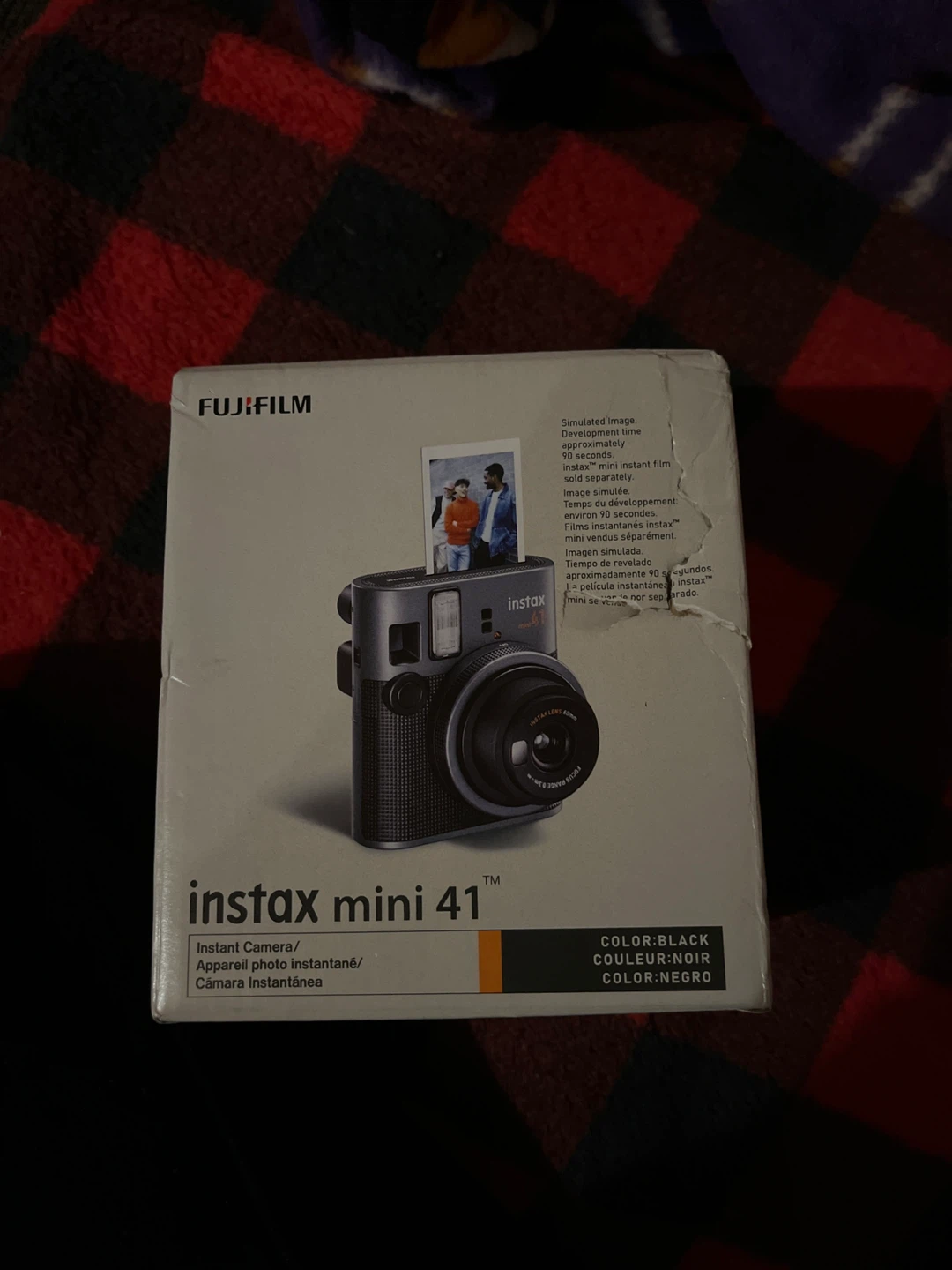 Fujifilm Instax Mini 41 Instant Camera - Black