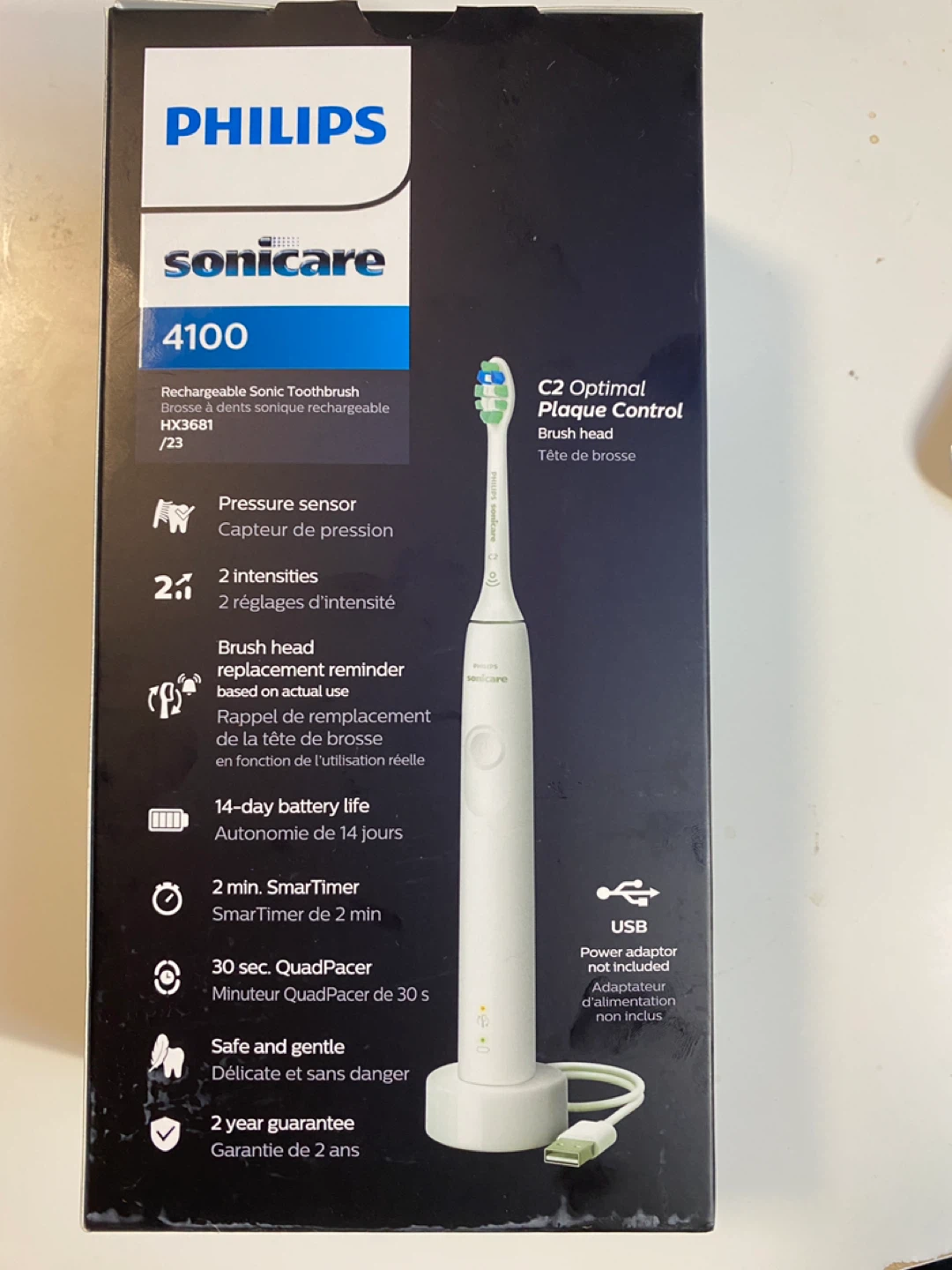 Philips Sonicare 4100 Power Toothbrush C2 Optimal Plaque Control - photo 3