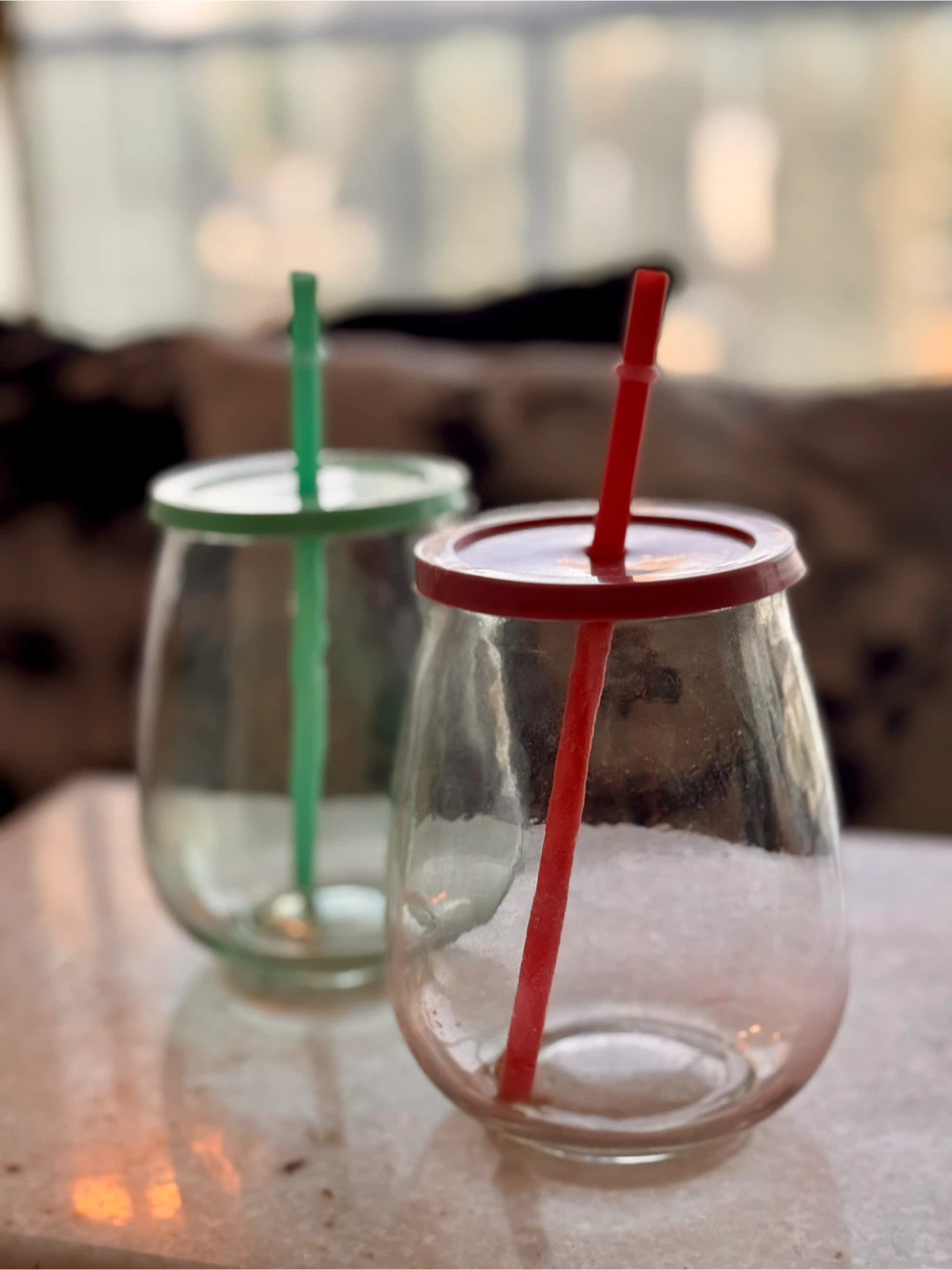 FREE Glasses with Lid & Straw (2-Piece Set) | Pick Up ASAP