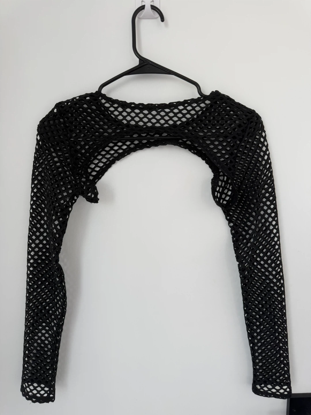 Black Fishnet Bolero Shrug Top