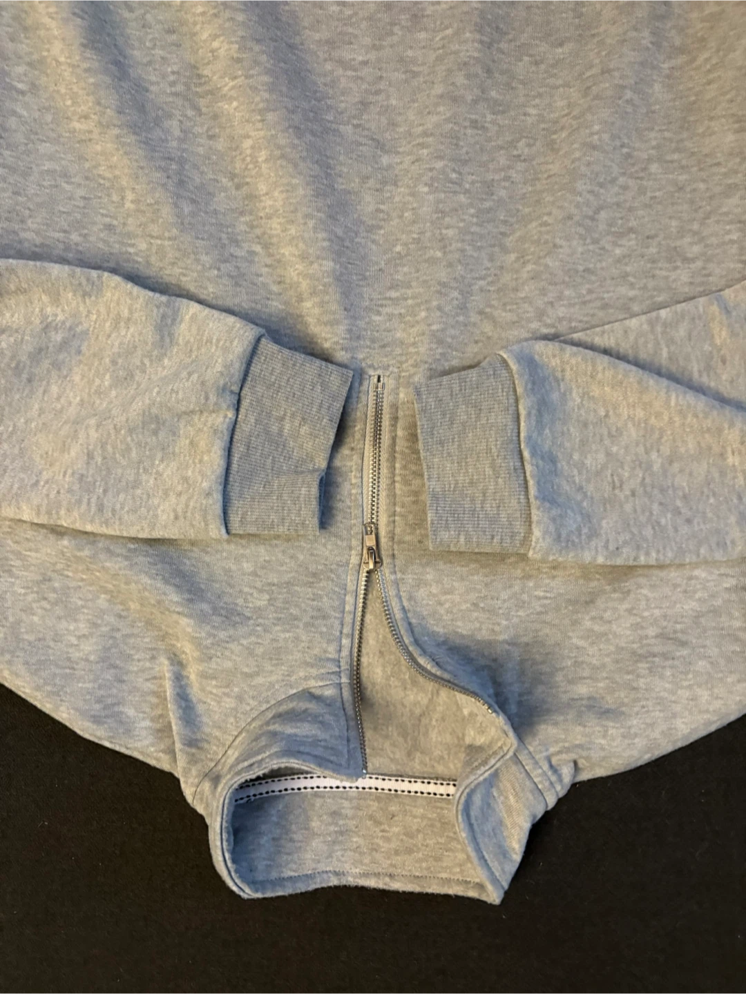 Gray Zip-Up Sweatshirt - photo 3