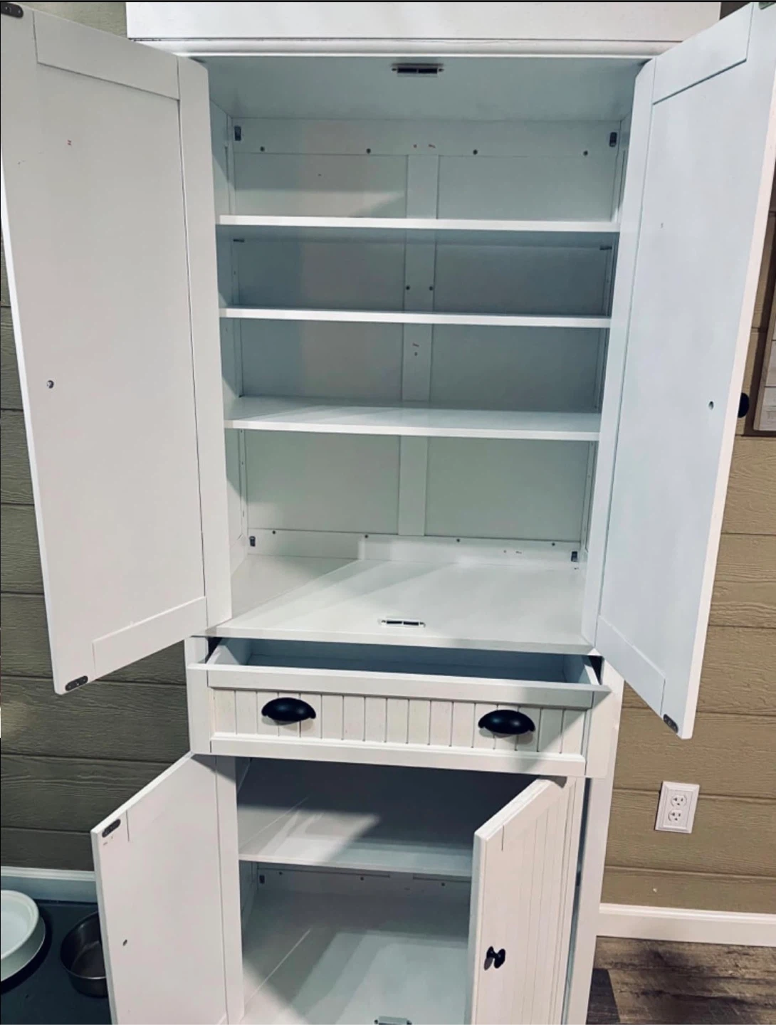 Storage Cabinet with Doors and Shelves - photo 2