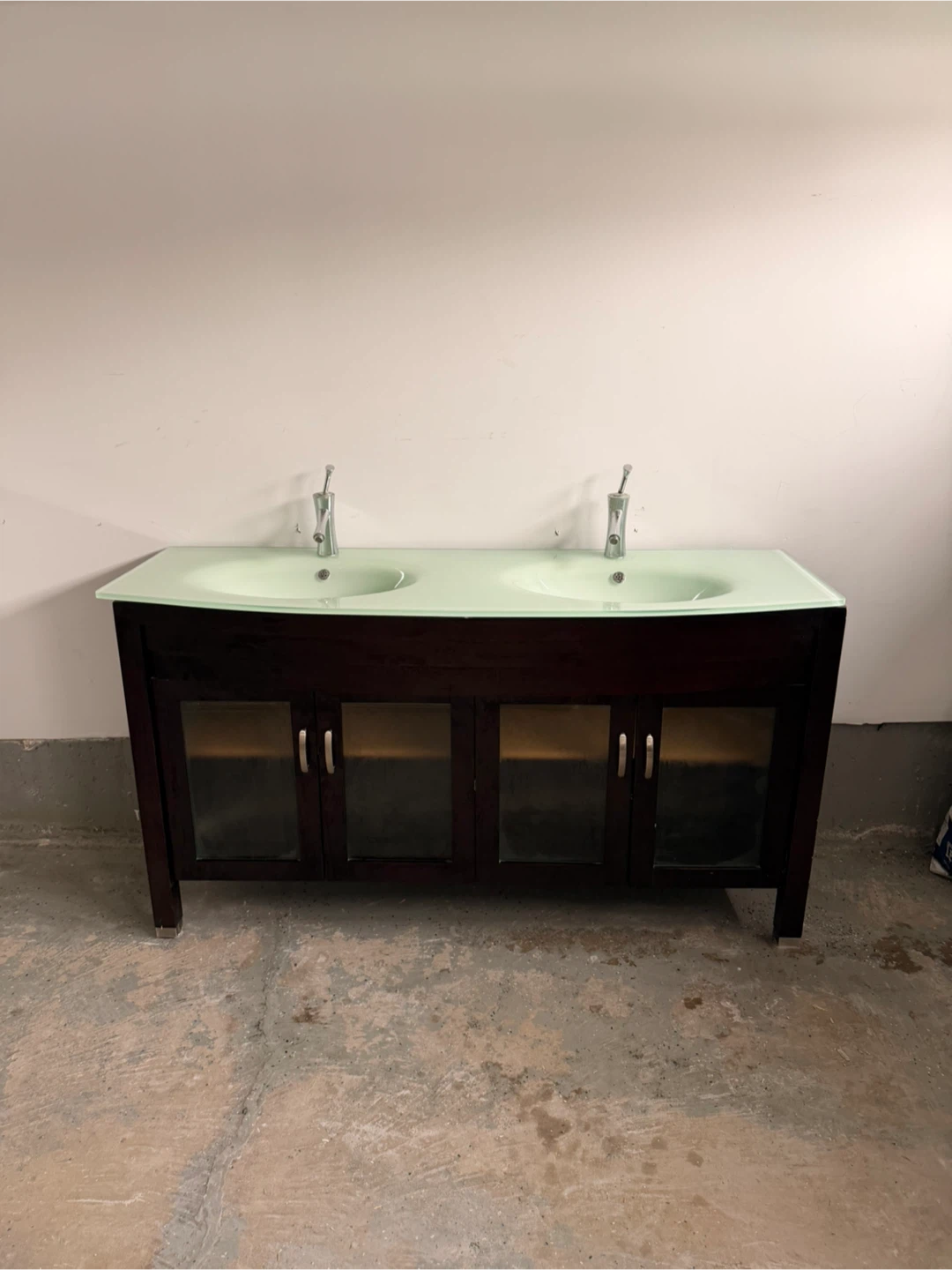 Double Sink Bathroom Vanity 52 inches length - photo 2