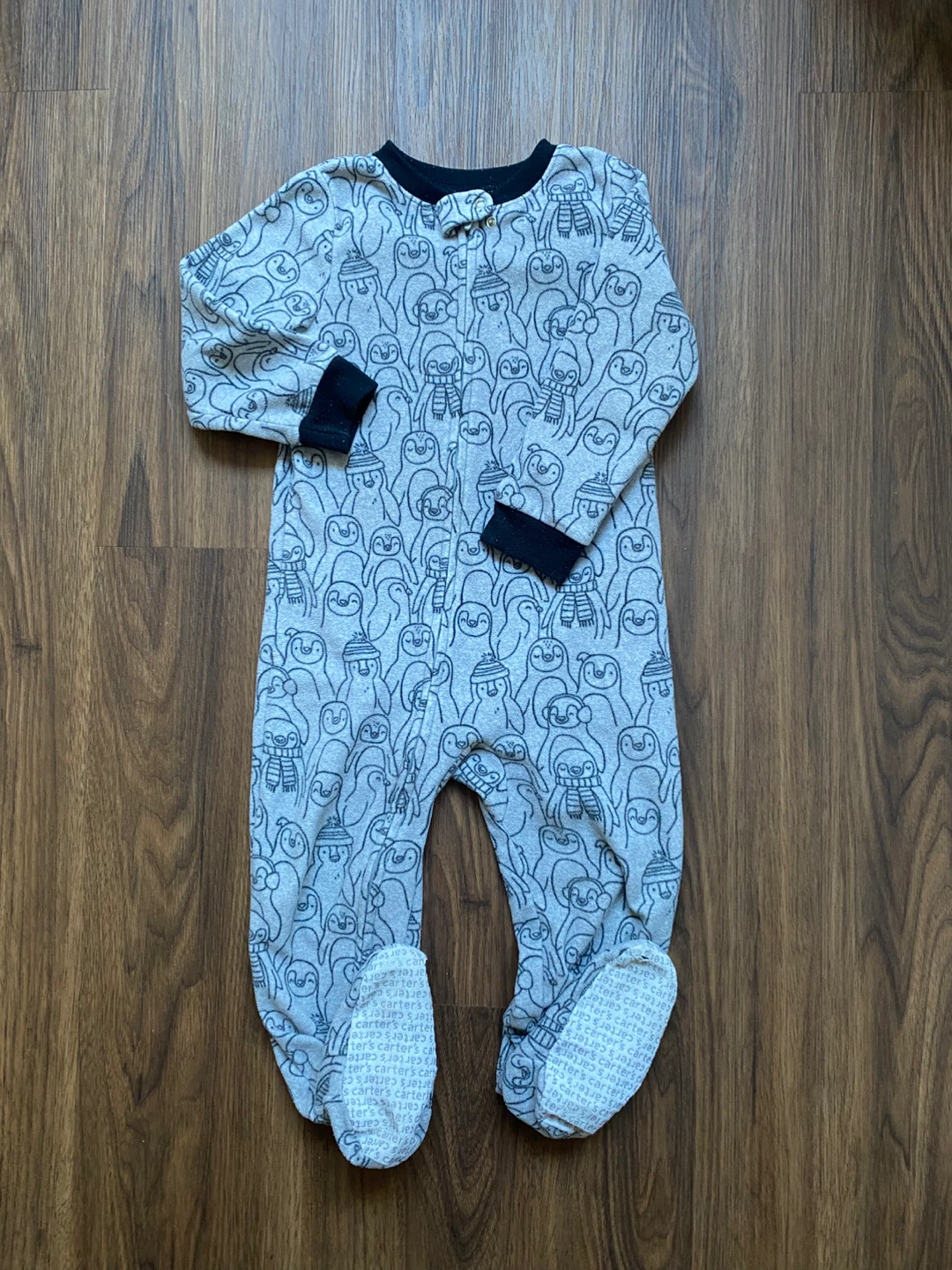 Carter's Baby Fleece Footed Pajamas 3T Penguins