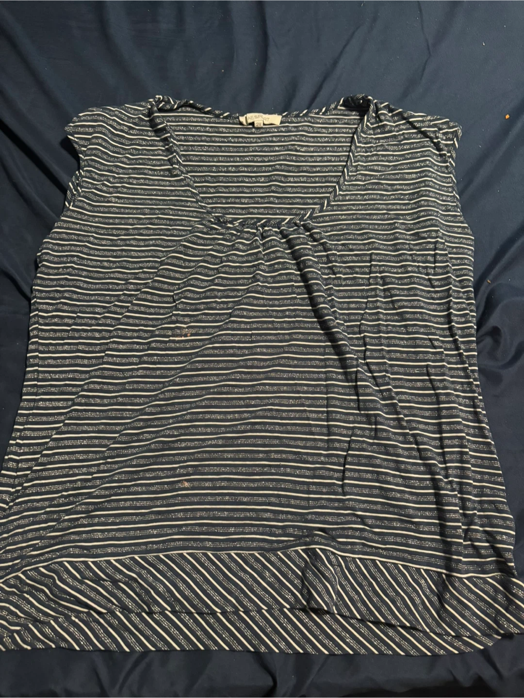 AE Sport Striped Tank Top Size 2X