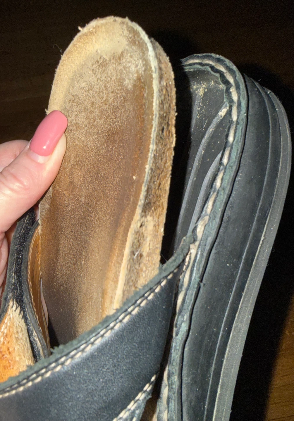 Black Leather Sandals for Orthopaedic Inserts - photo 3