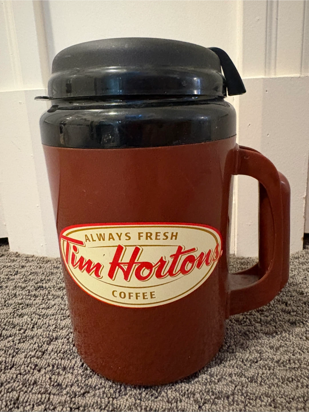 Classic and iconic 64 oz TIM HORTONS travel mug