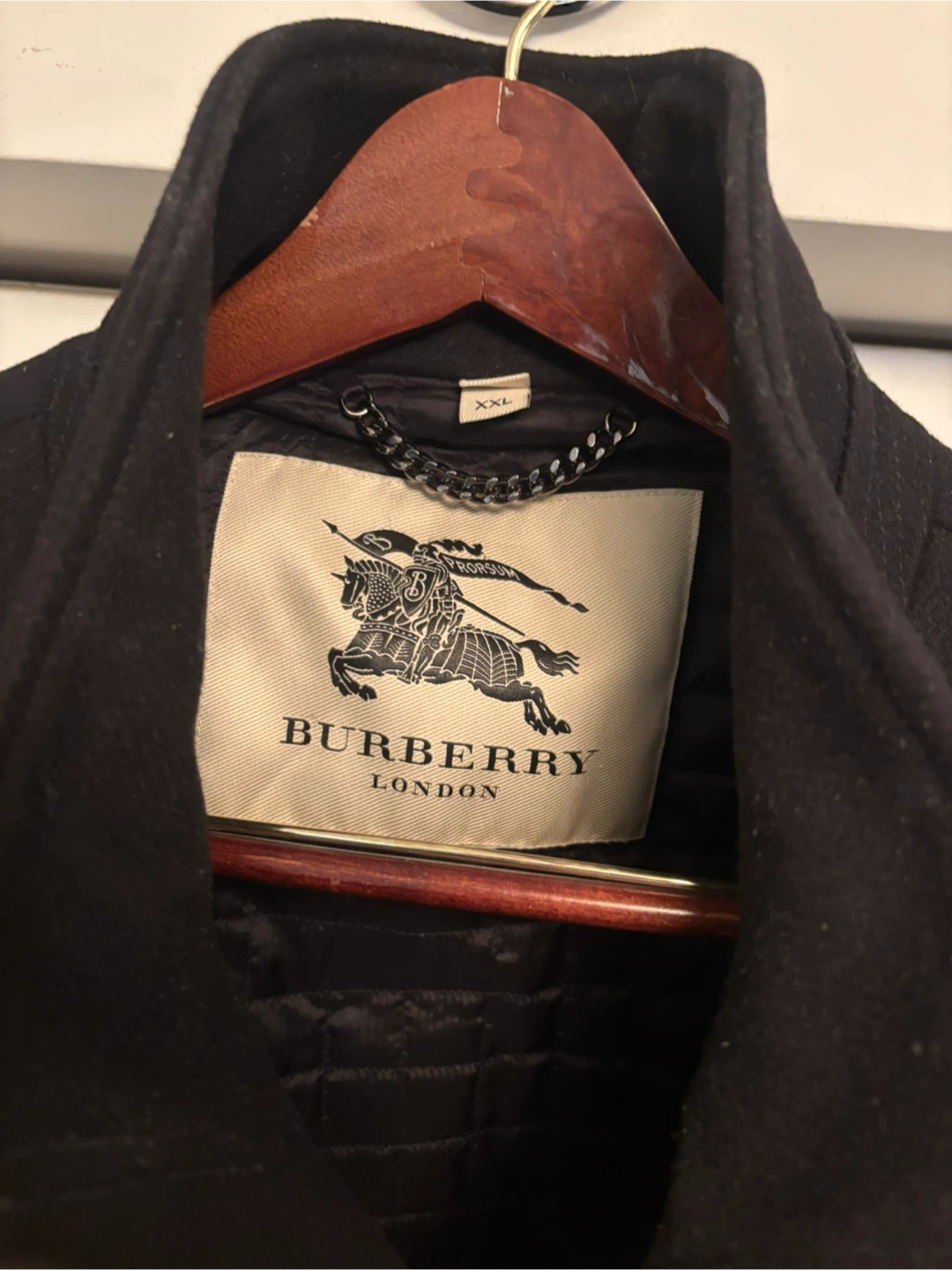Like New Men’s Burberry Wool Winter Coat XXL - photo 2