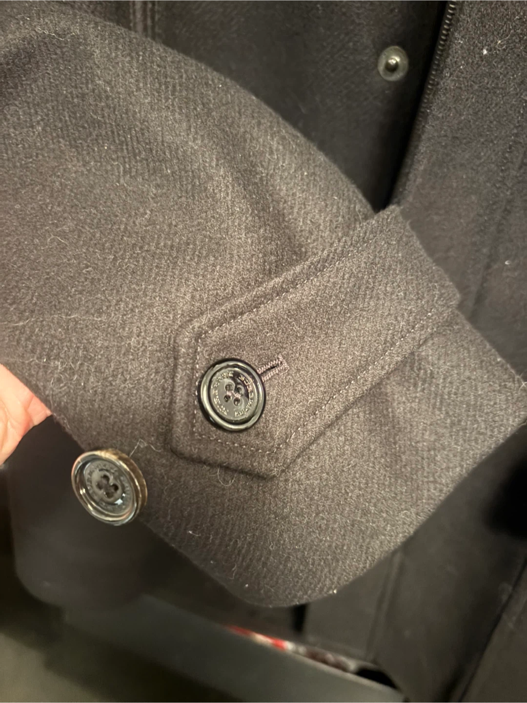 Like New Men’s Burberry Wool Winter Coat XXL - photo 3