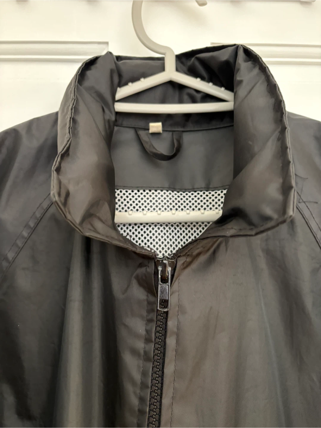 Black Lightweight Rain Jacket with Hood - photo 4