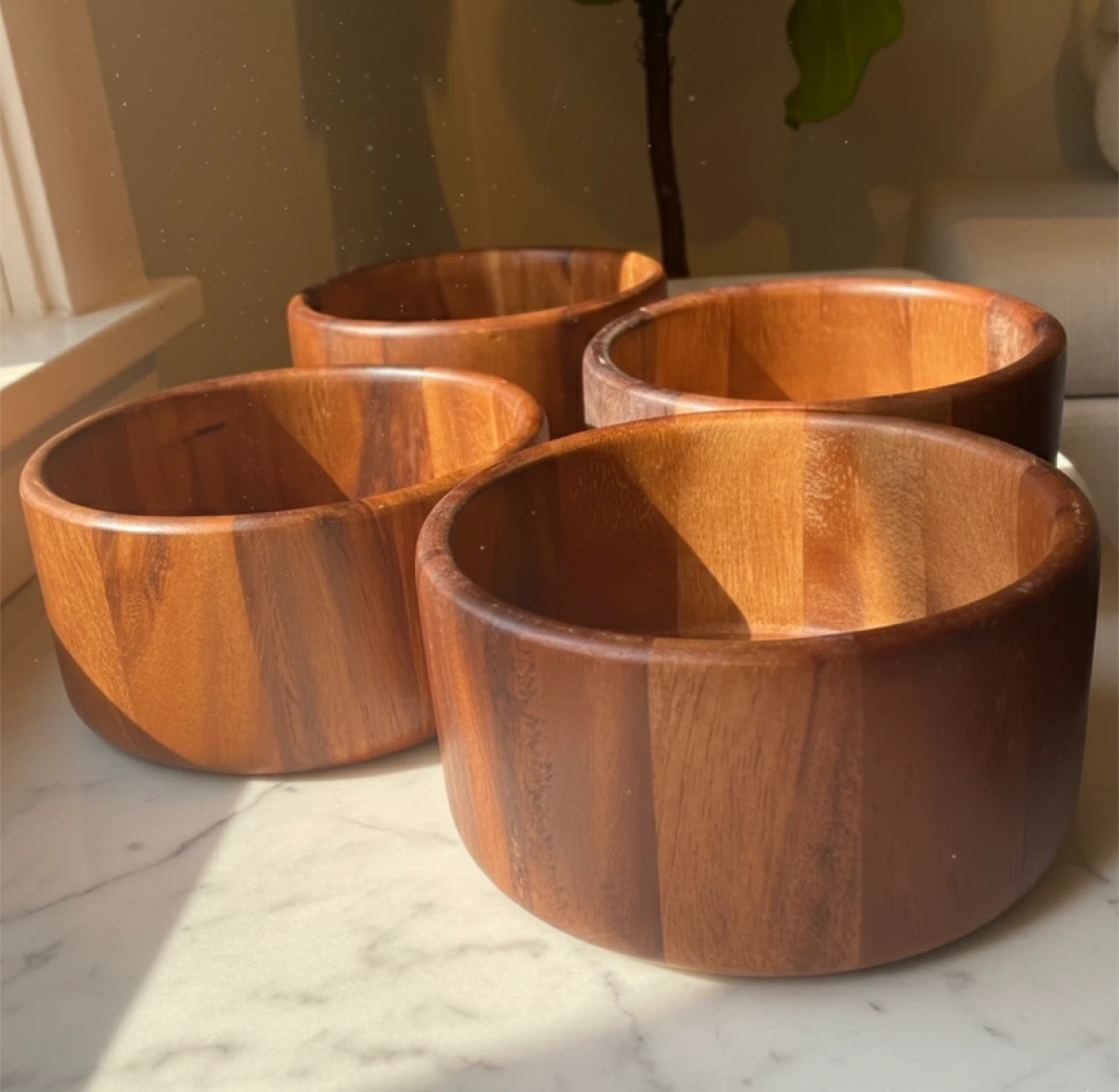Acacia Wood Serving Bowls - photo 2