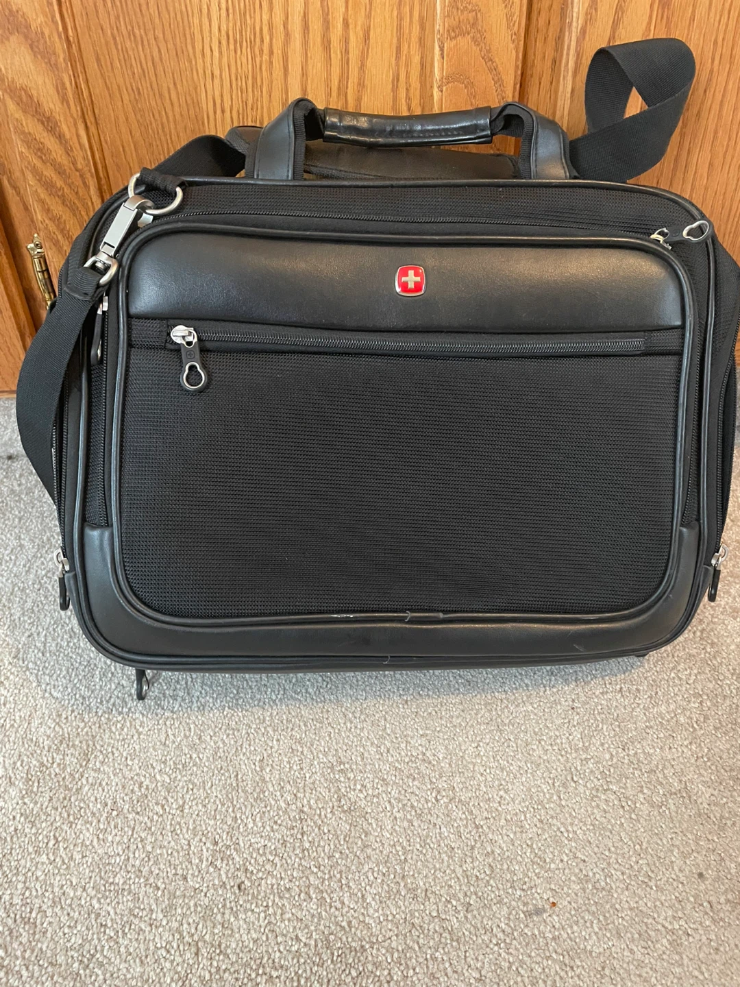 Black Swiss Wenger Laptop Bag Briefcase