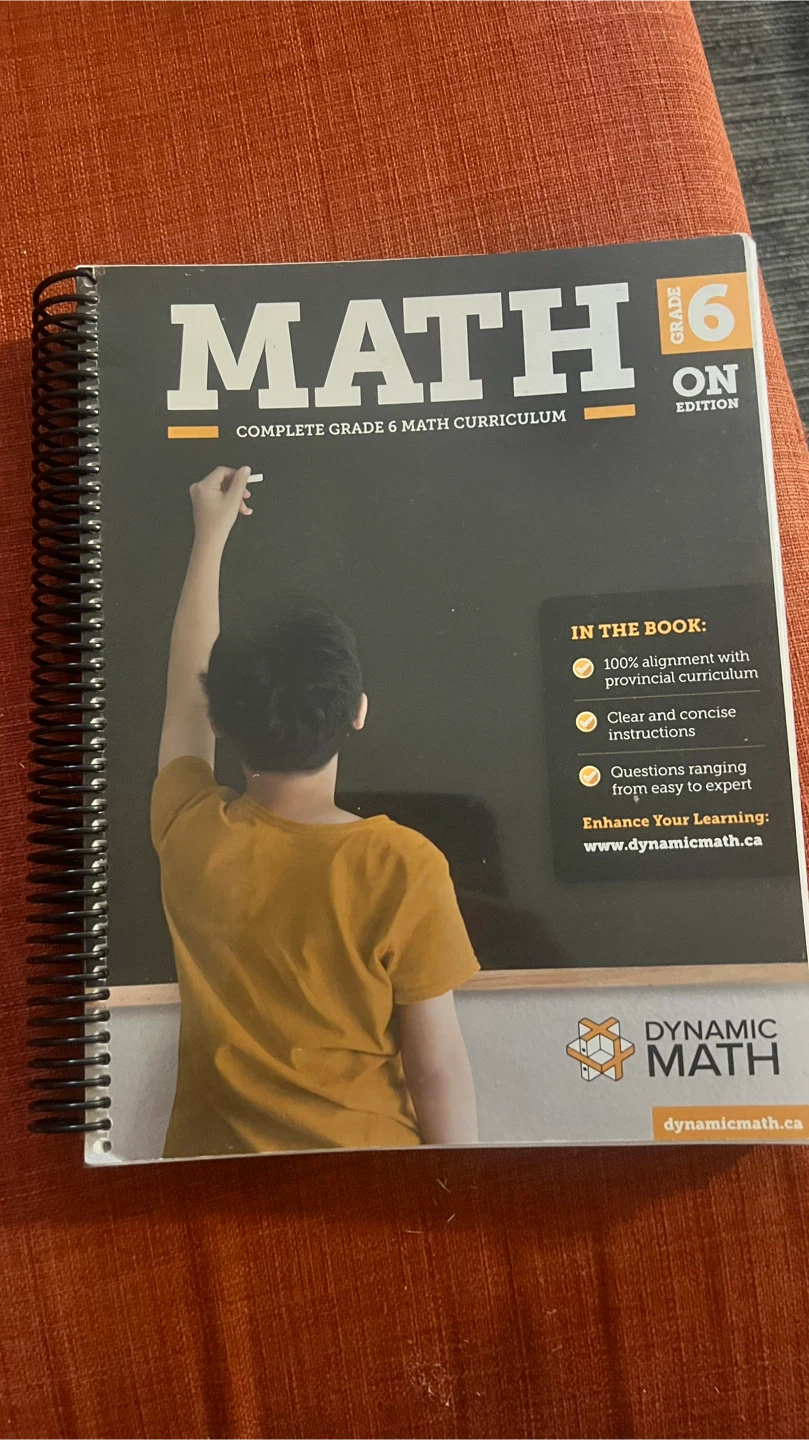 Dynamic Math Grade 6 Complete Math Curriculum Workbook - photo 2