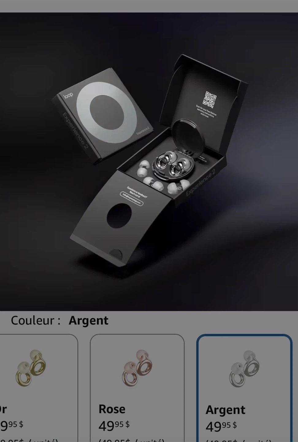 (SEALED) Silver Loop Experience 2 Earbuds - photo 3