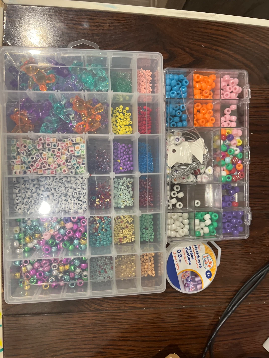 King Hands Beading Kit with Clear Stretch Cord
