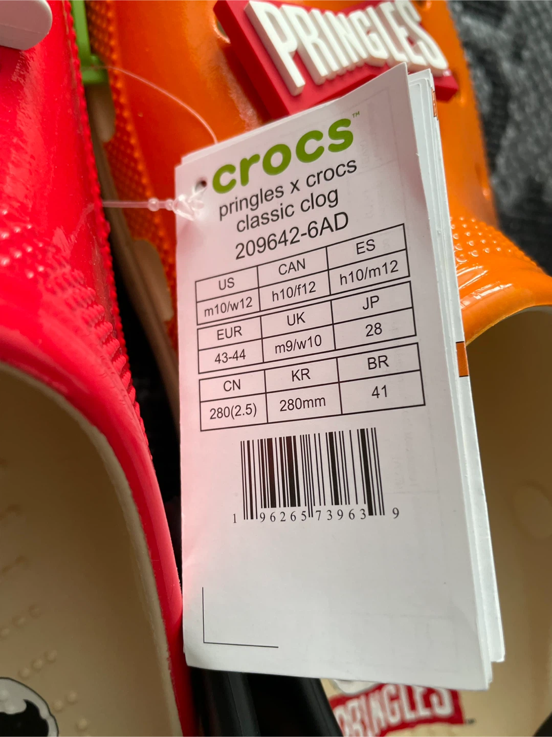 Crocs x Pringles Classic Clog Red & Orange - photo 4
