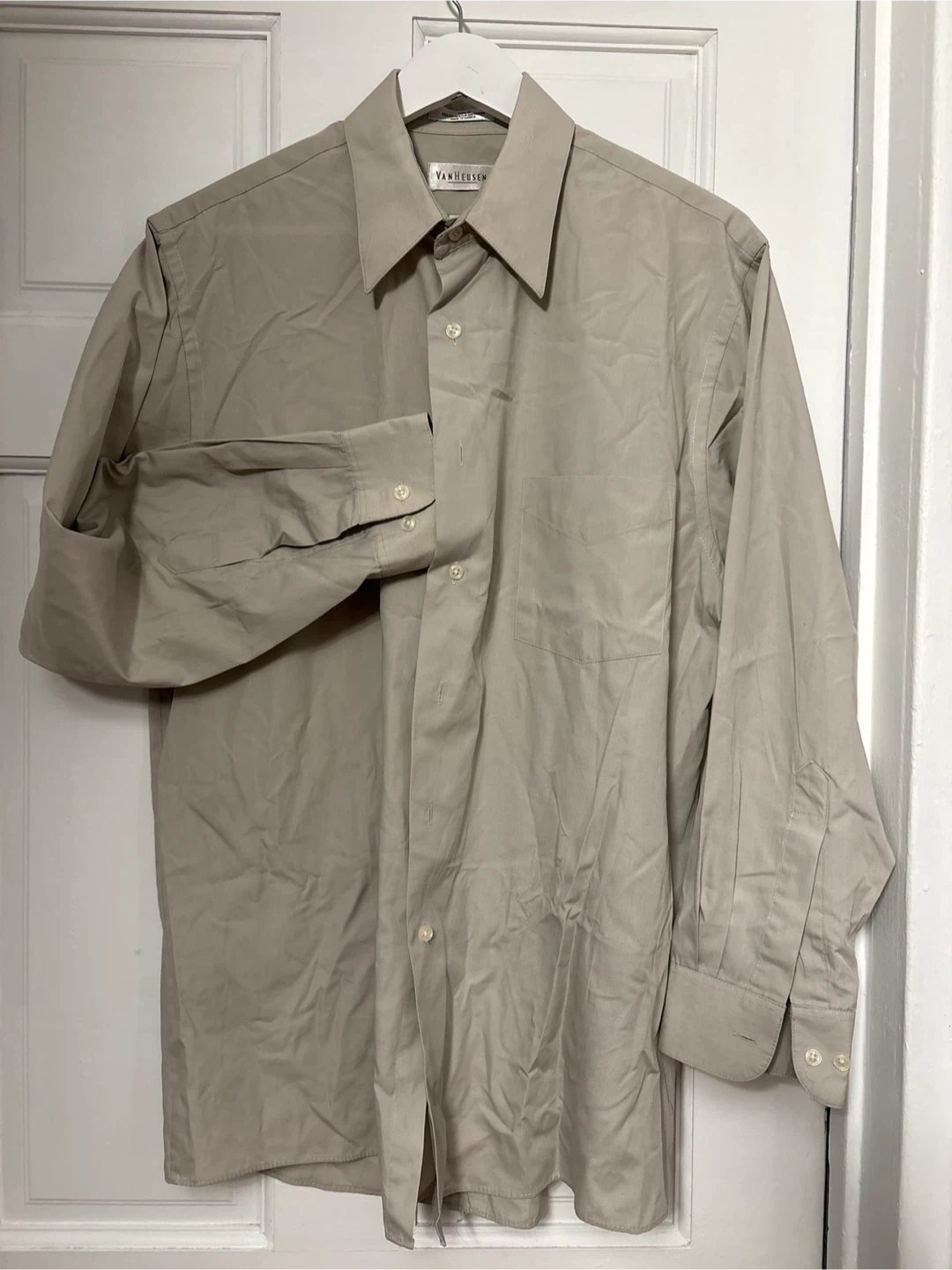 Van Heusen Wrinkle-Free Button-Up Shirt