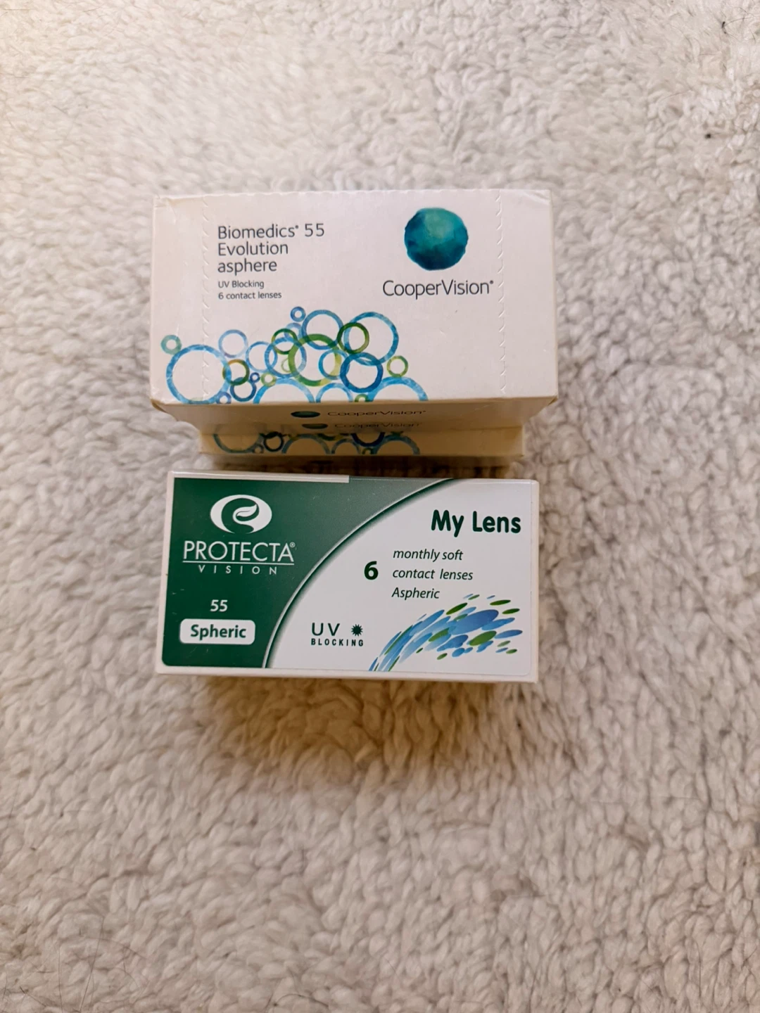 CooperVision Biomedics 55 Evolution Aspheric Contact Lenses