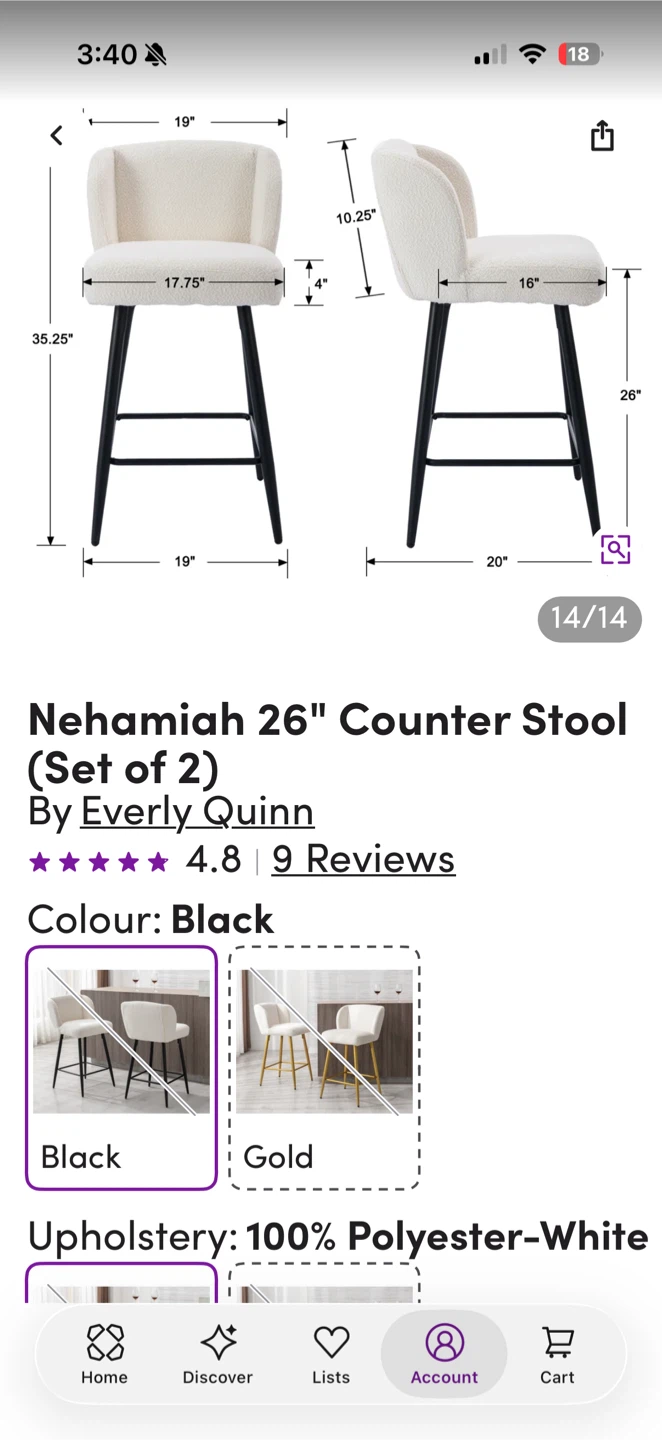 6-Everly Quinn Nehemiah 26" Counter Stool (Set of 2) - photo 3