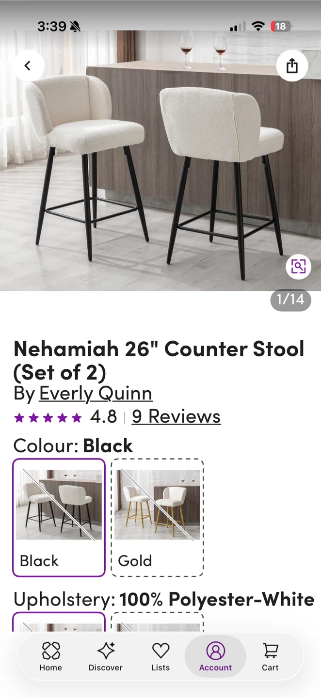 6-Everly Quinn Nehemiah 26" Counter Stool (Set of 2) - photo 4