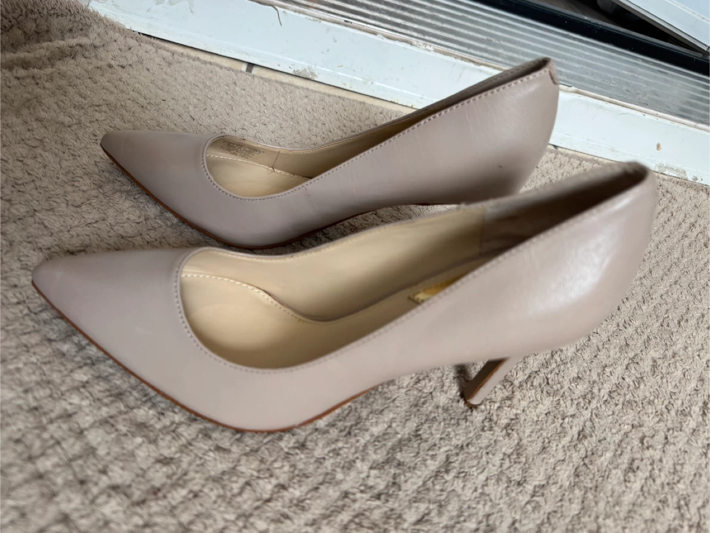 Refresh Suede Brown D'Orsay Heels