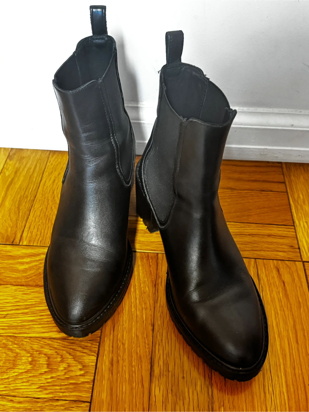 Thursday Everyday Black Knockout Boots Size 8
