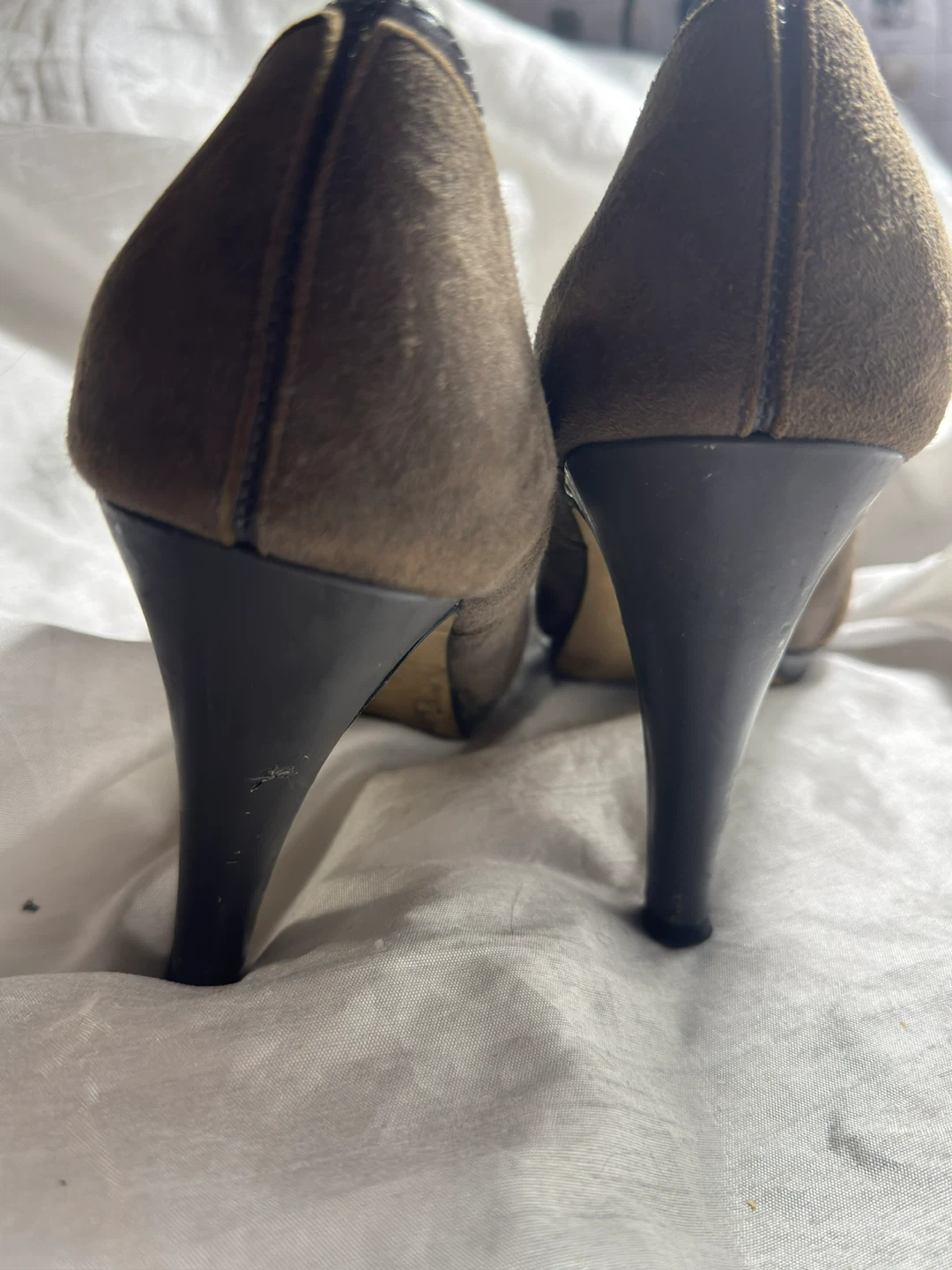 Franco Sarto Women's Brown Suede Heels - photo 3