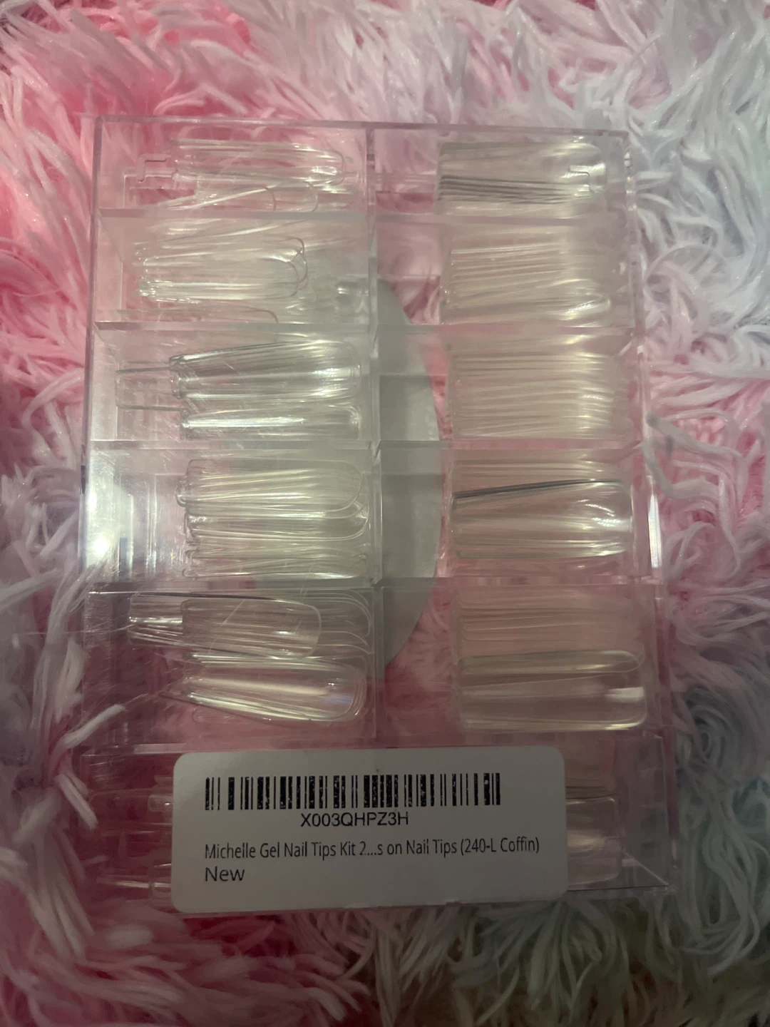 Michelle Gel Nail Tips Kit 2 - 240 Coffin Shape - photo 3