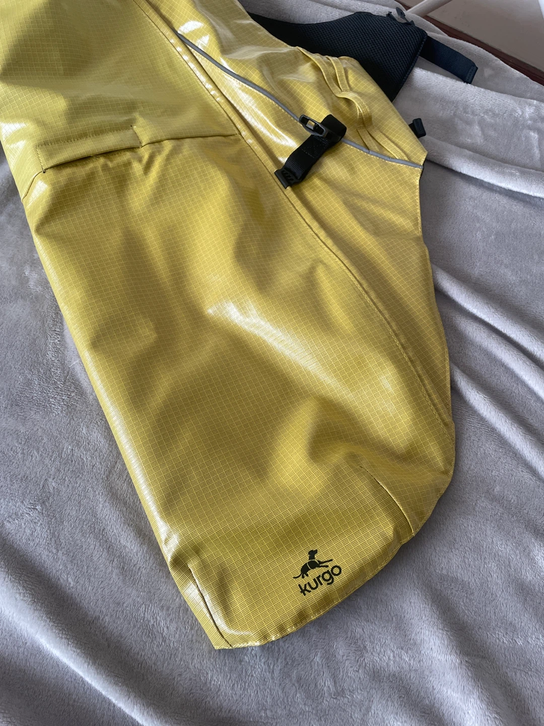 XL Kurgo Halifax Rain Shell Dog Coat Yellow XL - photo 4