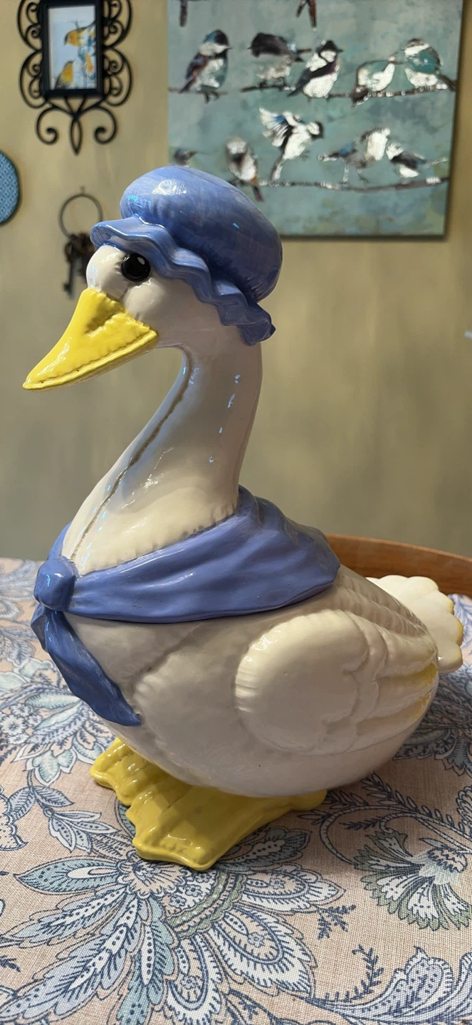 Vintage 1980’s Ceramic Mother Goose Cookie Jar
