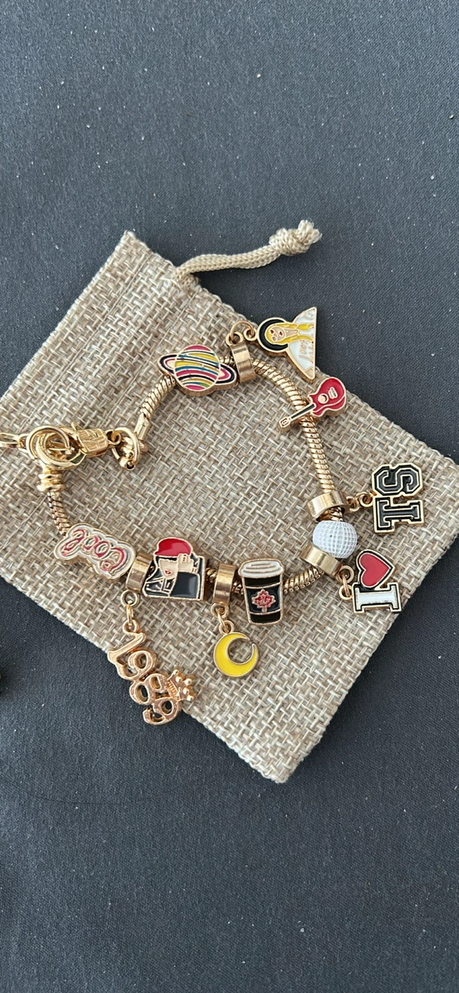 Taylor Swift Charm bracelet