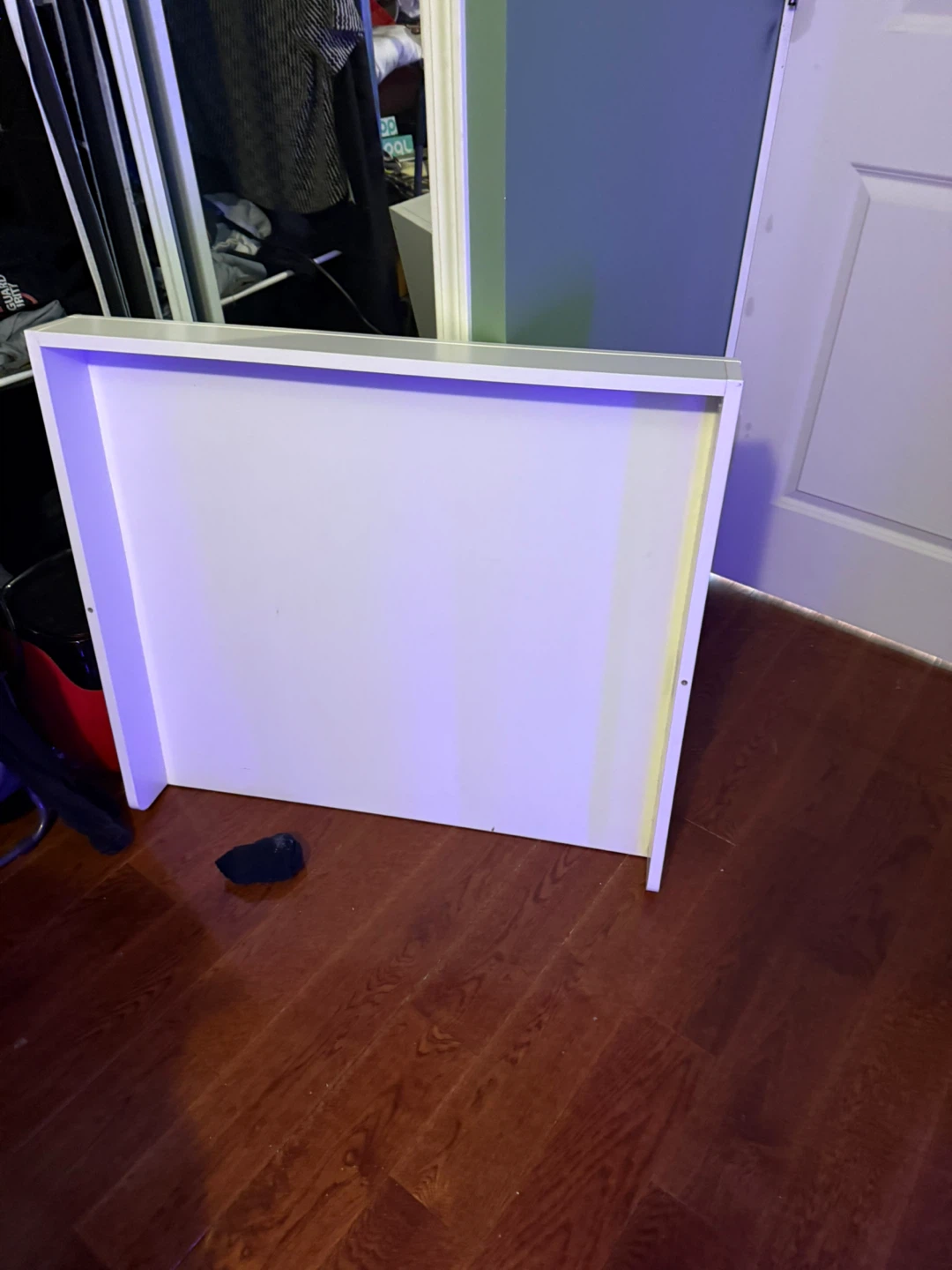 White Desk Unit with Drawers and Shelves (chair included) - photo 5