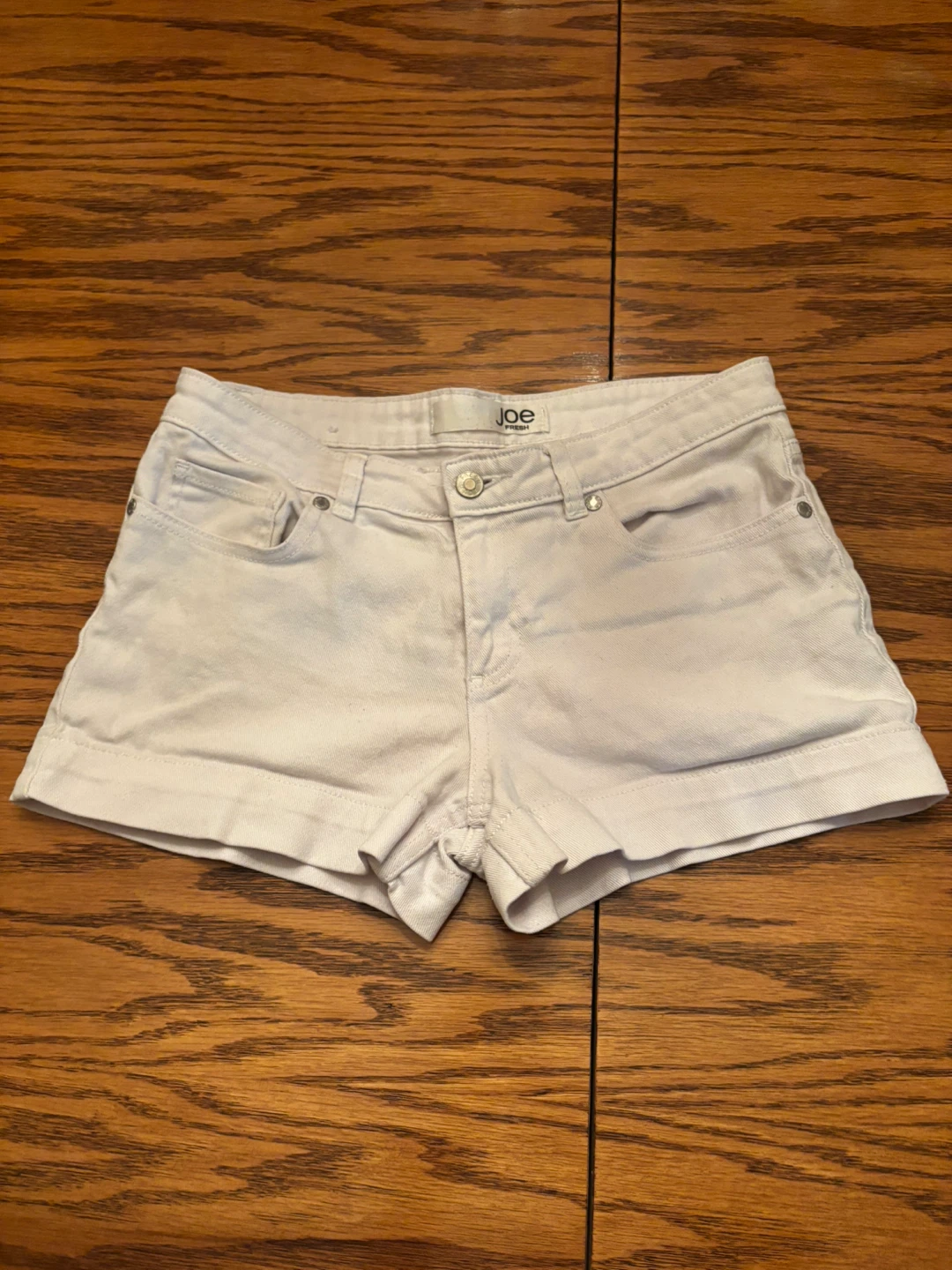 Joe Fresh White Denim Shorts