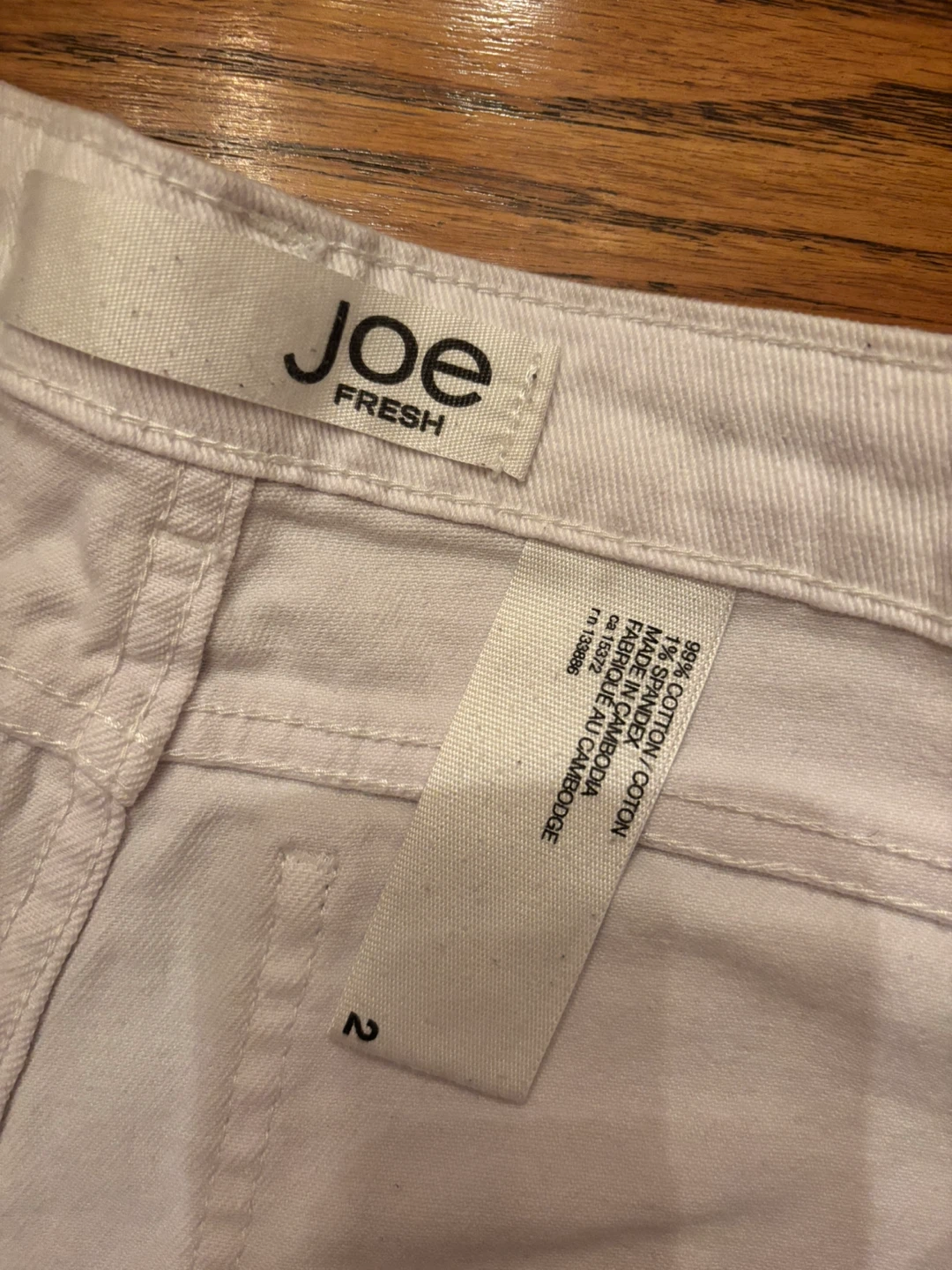 Joe Fresh White Denim Shorts - photo 3