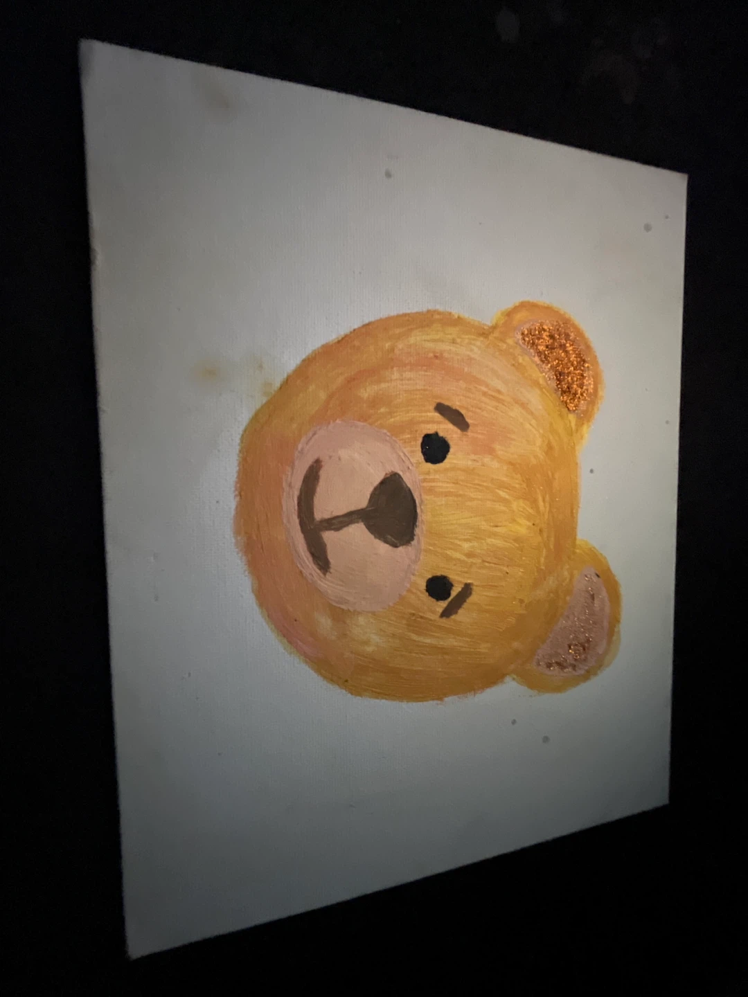 Handmade Teddy Bear Painting