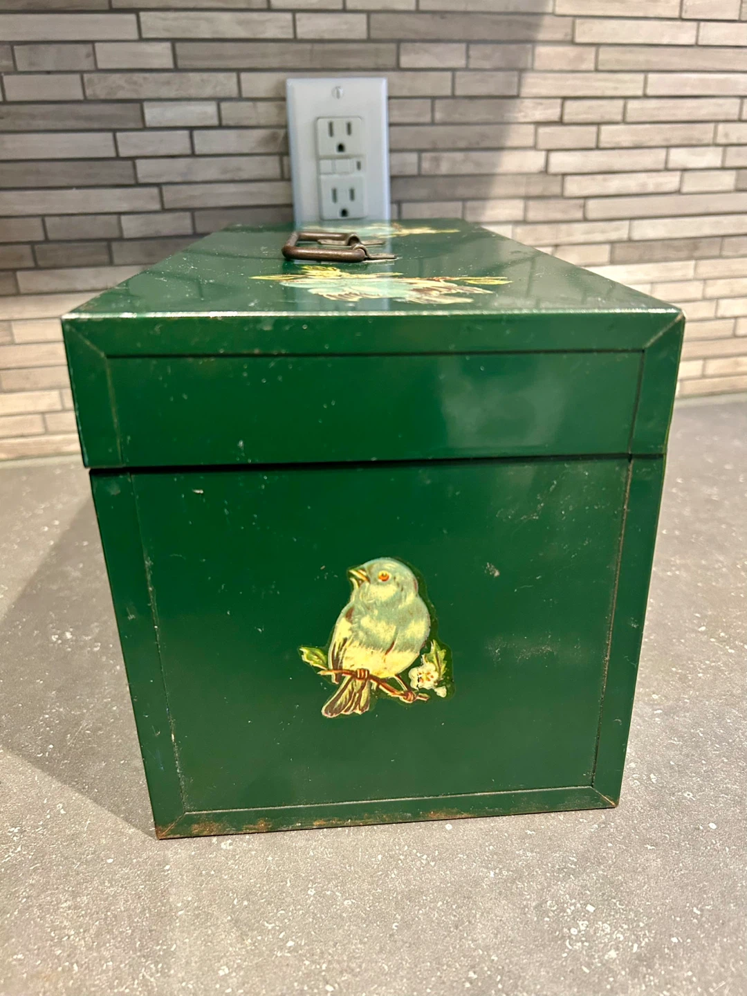 1950s Vintage Justus Toolbox w Bird Decal - photo 5