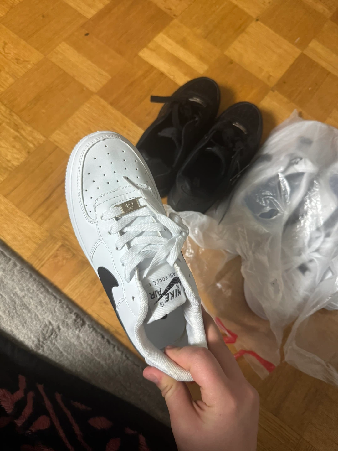 Nike Air Force 1 White Sneakers - photo 2