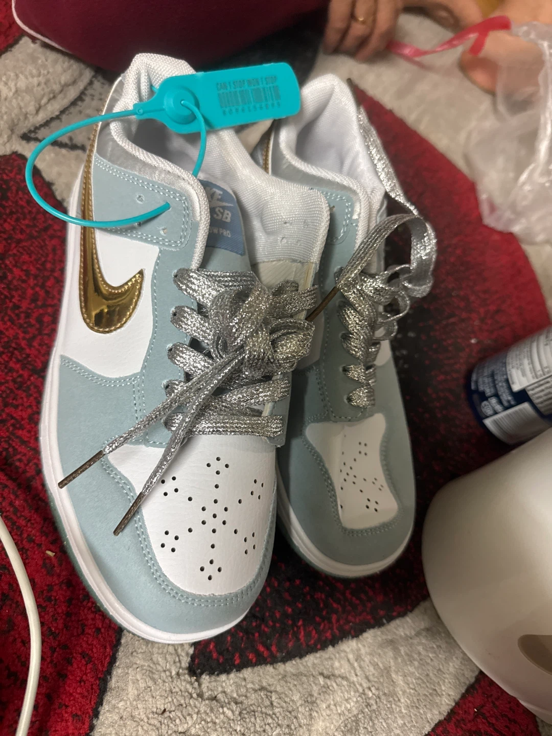 Nike Air Force 1 White Sneakers - photo 3