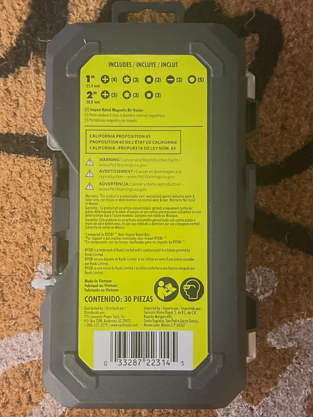 Ryobi 30 Piece Impact Driving Bit Set - photo 2