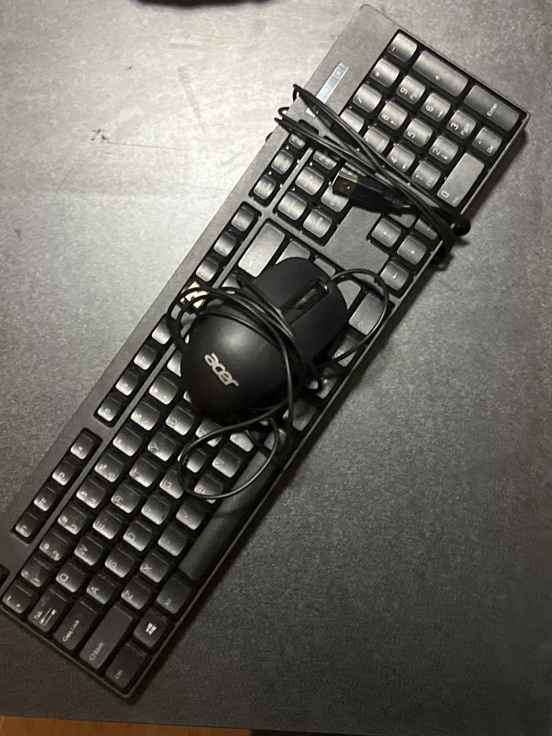 Acer Membrane Keyboard and Mouse