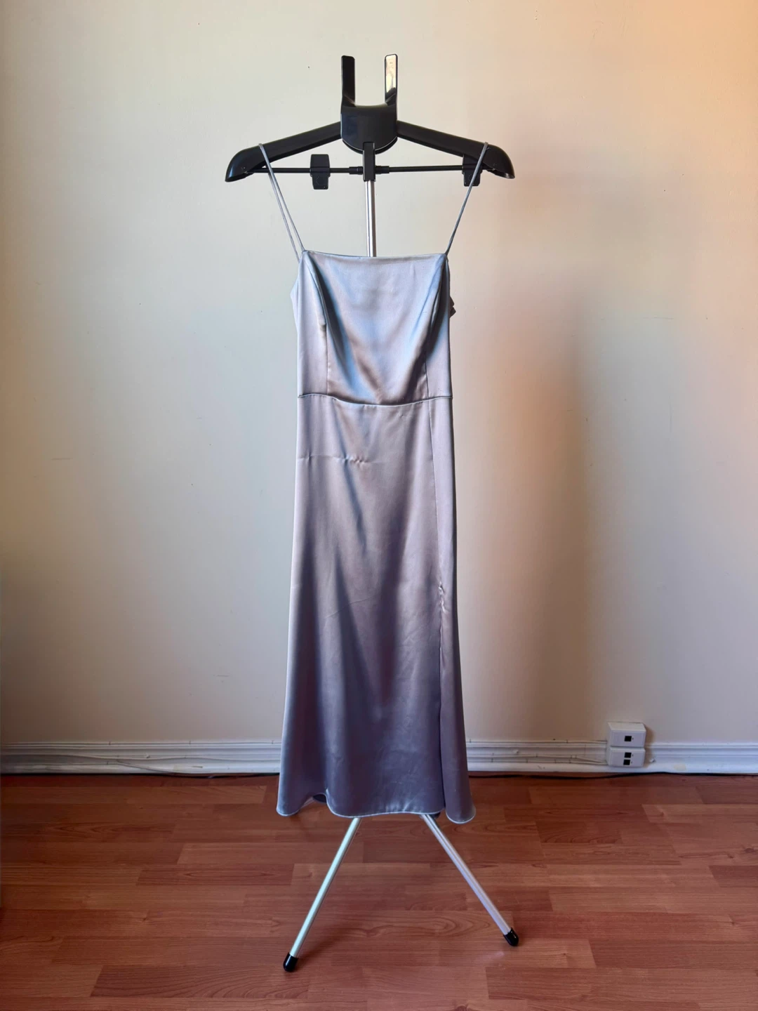 Satin Slip Dress by Oak + Fort, Small